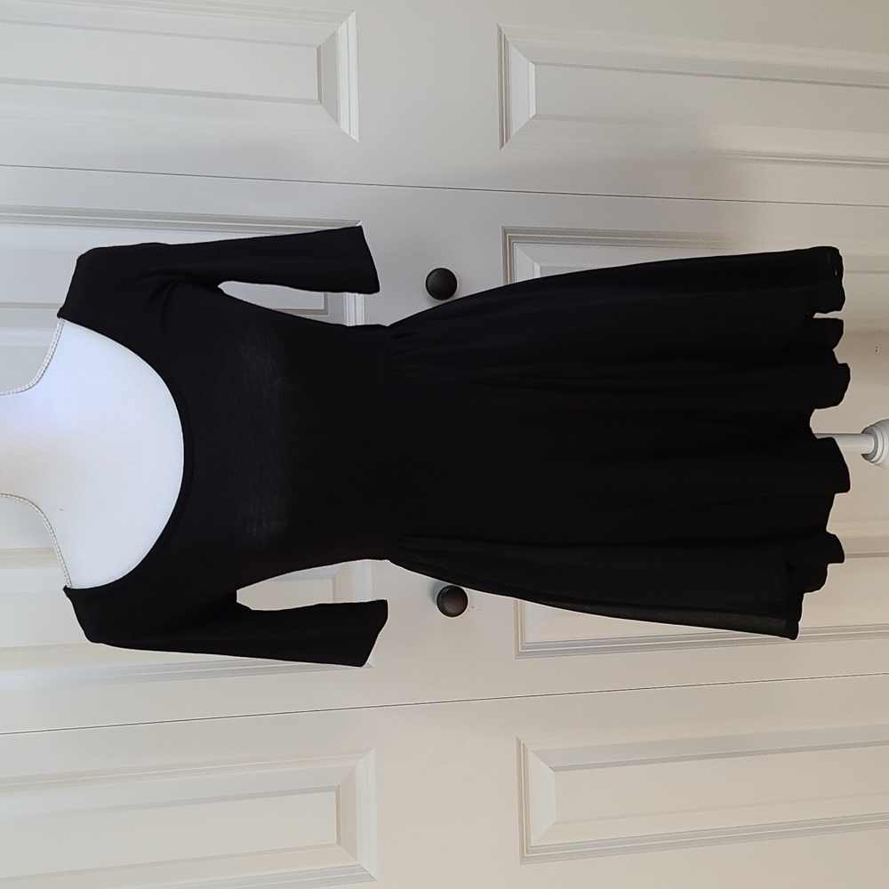 Balletcore frilly scoopneck mini dress sz. small